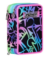 SEVEN GET TOGETHER Penar cu 3 fermoare fuxiafluo - Penare și accesorii - 3