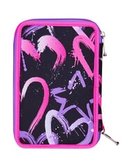 SEVEN GET TOGETHER Penar cu 3 fermoare căpșună roz - Penare și accesorii - 2