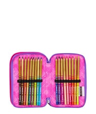 SEVEN GET TOGETHER Penar cu 3 fermoare căpșună roz - Penare și accesorii - 7