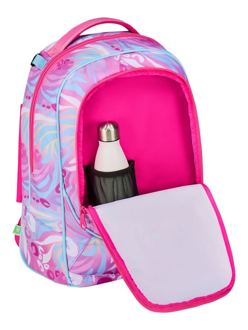 PLUSHY RABBIT Rucsac tip troler cu 3 roți, detașabil păpușă roz - Rucsacuri cu role