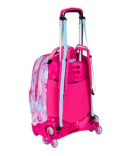 SJGANG PLUSHY RABBIT Rucsac tip troler cu 3 roți, detașabil păpușă roz - Rucsacuri cu role - 9
