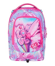 SJGANG PLUSHY RABBIT Rucsac tip troler cu 3 roți, detașabil păpușă roz - Rucsacuri cu role - 11