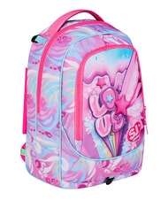 SJGANG PLUSHY RABBIT Rucsac tip troler cu 3 roți, detașabil păpușă roz - Rucsacuri cu role - 13