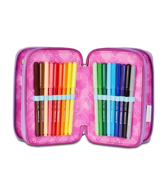 GLOOMY HEART Penar cu 3 fermoare Bluedeep - Penare și accesorii