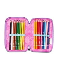 SEVEN GLOOMY HEART Penar cu 3 fermoare Bluedeep - Penare și accesorii - 4