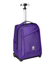 INVICTA SOLID GRS Rucsac tip troler cu 2 roți, fix purpuriu regal - Rucsacuri cu role - 3
