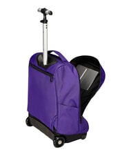 INVICTA SOLID GRS Rucsac tip troler cu 2 roți, fix purpuriu regal - Rucsacuri cu role - 8