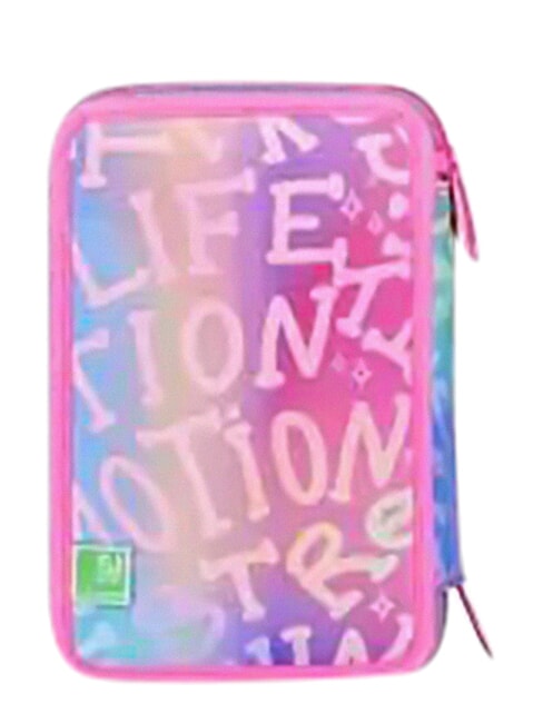 FANTASYS GIRL Penar cu 3 fermoare liliac moale - Penare și accesorii