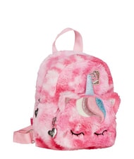 SJGANG PLUSHY ANIMALS Rucsac mini din blană PLAJA NEGRU - Rucsacuri pentru școală și timp liber - 3