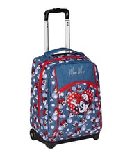 MINNIE MOUSE PRETTIED UP Rucsac tip troler cu 2 roți, fix denim - Rucsacuri cu role - 3