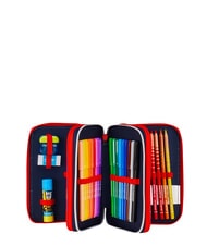 SPIDERMAN HANG TIME Penar cu 3 fermoare albastru deschis - Penare și accesorii - 2