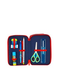 SPIDERMAN HANG TIME Penar cu 3 fermoare albastru deschis - Penare și accesorii - 4