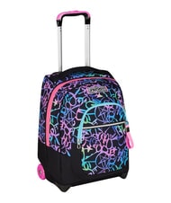 SEVEN SPRINKLING Rucsac tip troler cu 2 roți, fix fuxiafluo - Rucsacuri cu role - 3