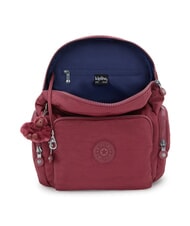 KIPLING CITY ZIP S Rucsac cu clapă vin de salon - Genți femei - 3