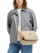 KIPLING EARTHBEAT M Geantă de umăr bej strălucitor - Genți femei - 2