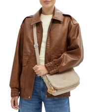 KIPLING EARTHBEAT S Geantă de umăr bej strălucitor - Genți femei - 5