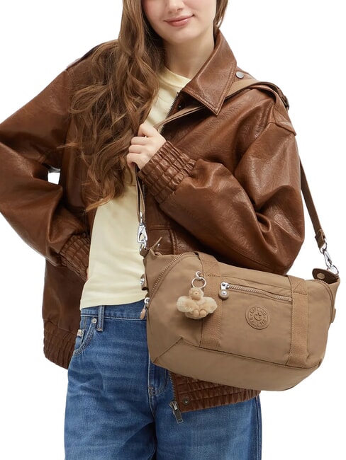 ART MINI Geantă de m&acirc;nă / umăr bronz timpuriu - Genți femei