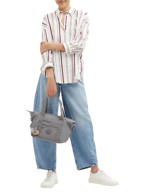 ART MINI Geantă de m&acirc;nă / umăr gri atrăgător - Genți femei