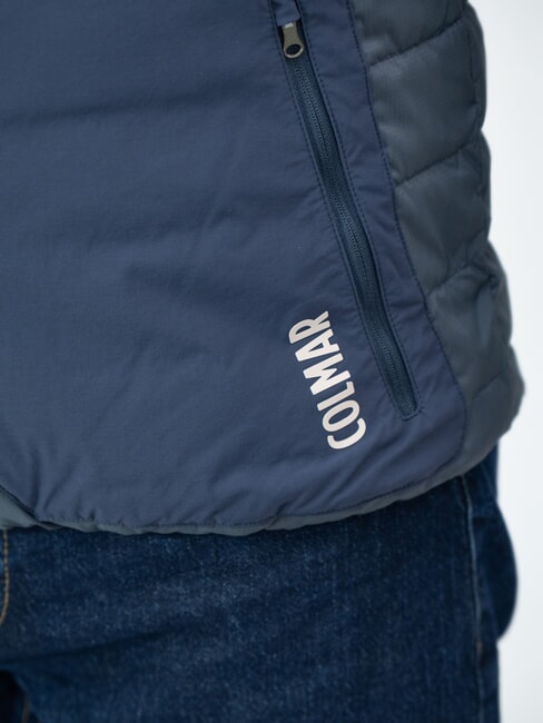 ACTIVE ESCAPE Jachetă fără m&acirc;neci cu puf albastru marin - Jachete pentru bărbați