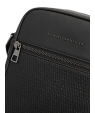TOMMY HILFIGER TH WOVEN Geantă mică cu buzunar negru - Genți de umăr bărbați - 4