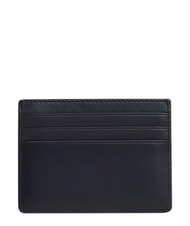TOMMY HILFIGER TH EMBOSSED Suport card de credit, piele albastru spațial - Portofele bărbați - 2