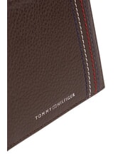 TOMMY HILFIGER TH CENTRAL Portofel din piele boabe de cafea - Portofele bărbați - 3