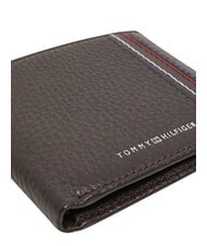 TOMMY HILFIGER TH CENTRAL Portofel cu portcard, din piele boabe de cafea - Portofele bărbați - 5