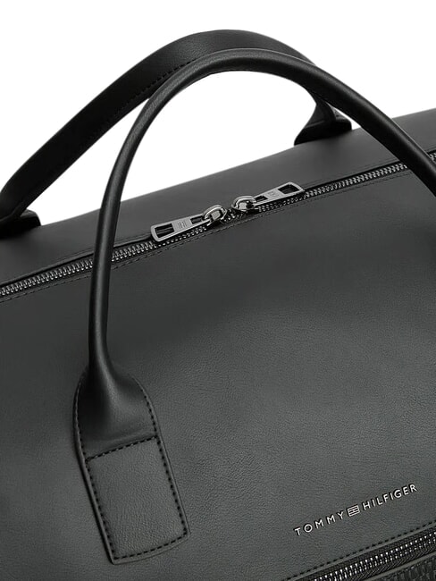 TH WOVEN Geantă de m&acirc;nă negru - Genți de voiaj