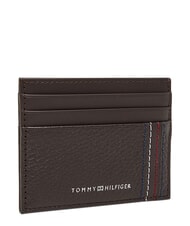 TOMMY HILFIGER TH CENTRAL Suport card de credit, piele boabe de cafea - Portofele bărbați - 3