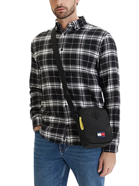 TJ DAILY ELEVATED Geantă de umăr negru - Genți de umăr bărbați