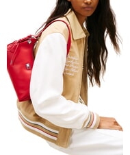 TOMMY HILFIGER TJ CITY CHARM Geantă de umăr roșu safir - Genți femei - 2