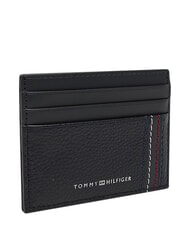 TOMMY HILFIGER TH CENTRAL Suport card de credit, piele albastru spațial - Portofele bărbați - 3