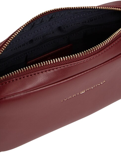 TH ESSENTIAL Geantă de umăr mini catifea maro - Genți femei