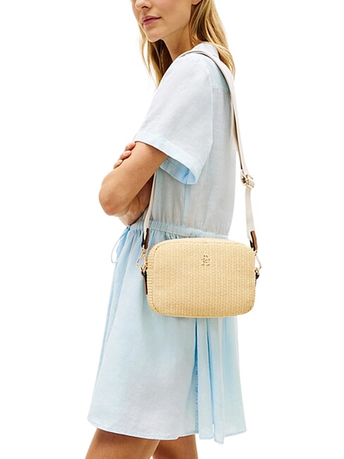 POPETTE Geantă de umăr mini nisip mono - Genți femei