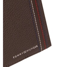 TOMMY HILFIGER TH CENTRAL Portofel și port-card, din piele boabe de cafea - Portofele bărbați - 3