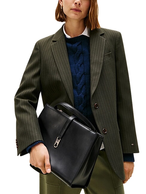 TH LIBRE Geantă de m&acirc;nă, medie negru - Genți femei