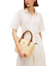 TOMMY HILFIGER POPETTE Mini tote nisip mono - Genți femei - 2