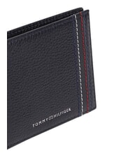 TOMMY HILFIGER TH CENTRAL Portofel cu portcard, din piele albastru spațial - Portofele bărbați - 4