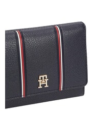 TOMMY HILFIGER TH ICON Portofel triplu albastru spațial - Portofele femei - 4