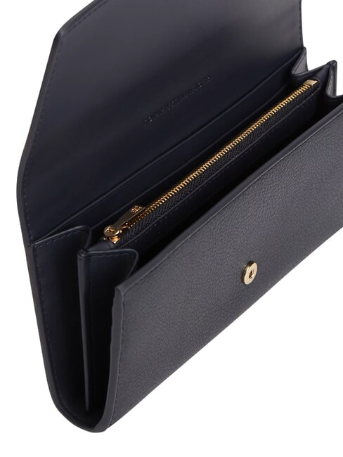 TH ICON Portofel mare cu clapă albastru spațial - Portofele femei