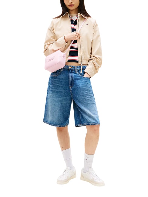 TJ MUST Geantă de umăr mini trandafir de praf de perlă - Genți femei