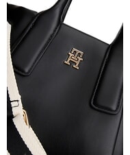 TOMMY HILFIGER TH ESSENTIAL Geantă de umăr mini negru - Genți femei - 5