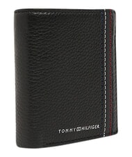 TOMMY HILFIGER TH CENTRAL Portofel și port-card, din piele negru - Portofele bărbați - 3