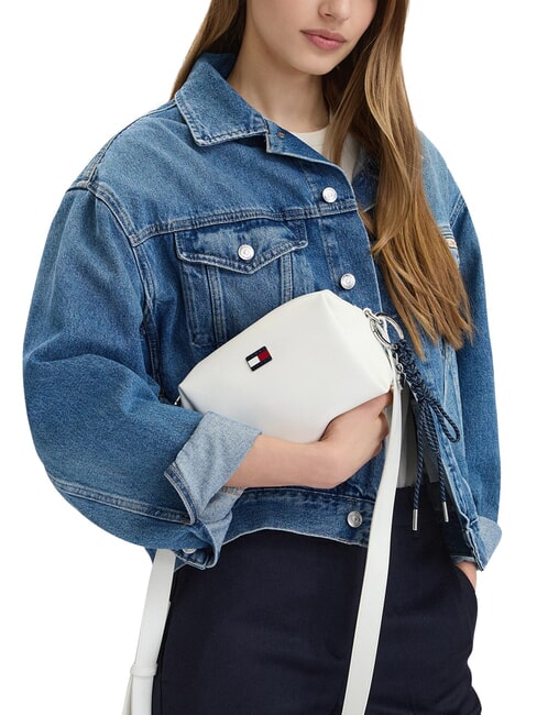 TJ CITY CHARM Geantă de umăr mini ecru matlasat - Genți femei