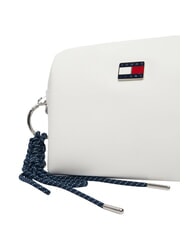 TOMMY HILFIGER TJ CITY CHARM Geantă de umăr mini ecru matlasat - Genți femei - 5