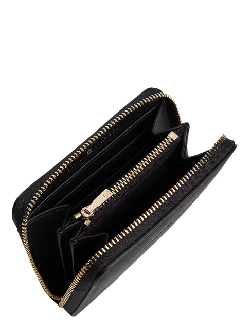 TH MODERN Portofel compact, cu fermoar negru - Portofele femei