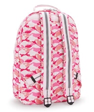 KIPLING SEOUL LAP Rucsac cu buzunar pentru laptop de 15". palmier roz - Rucsacuri pentru școală și timp liber - 2