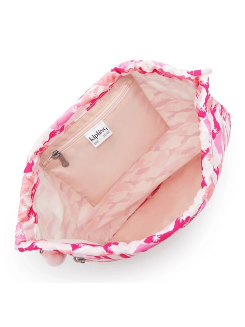 SUPERTABOO Geanta rucsac palmier roz - Rucsacuri pentru școală și timp liber