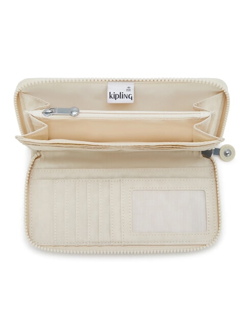 MONEY WORLD Portofel cu fermoar ascunzătoare bej - Portofele femei