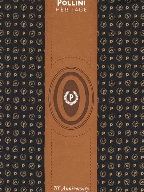 HERITAGE Eșarfă imprimată negru maro - Eșarfe